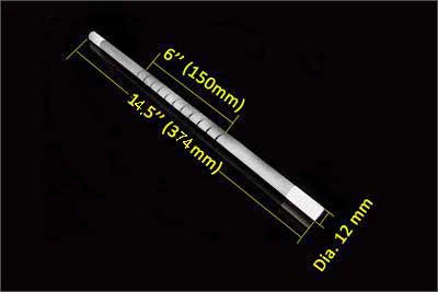 1650°C Grade Kanthal GLOBAR-SG SiC Heating Element( 6" heating zone x 374mm L ) -1600SP6HE374