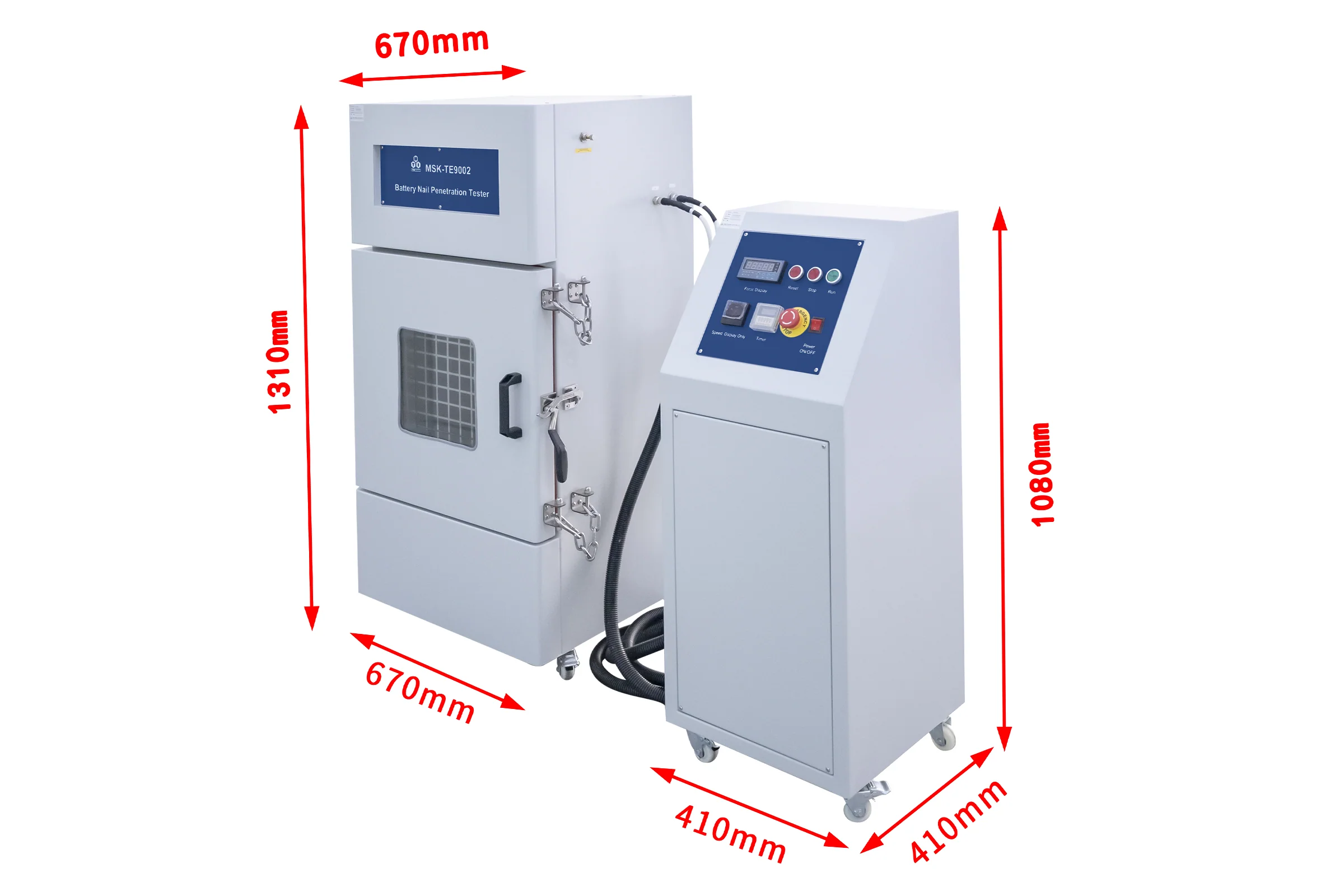 300 kg Pneumatic Nail Penetration Tester for All Types of Li-Ion Batteries - MSK-800-TE9002 - Image 5