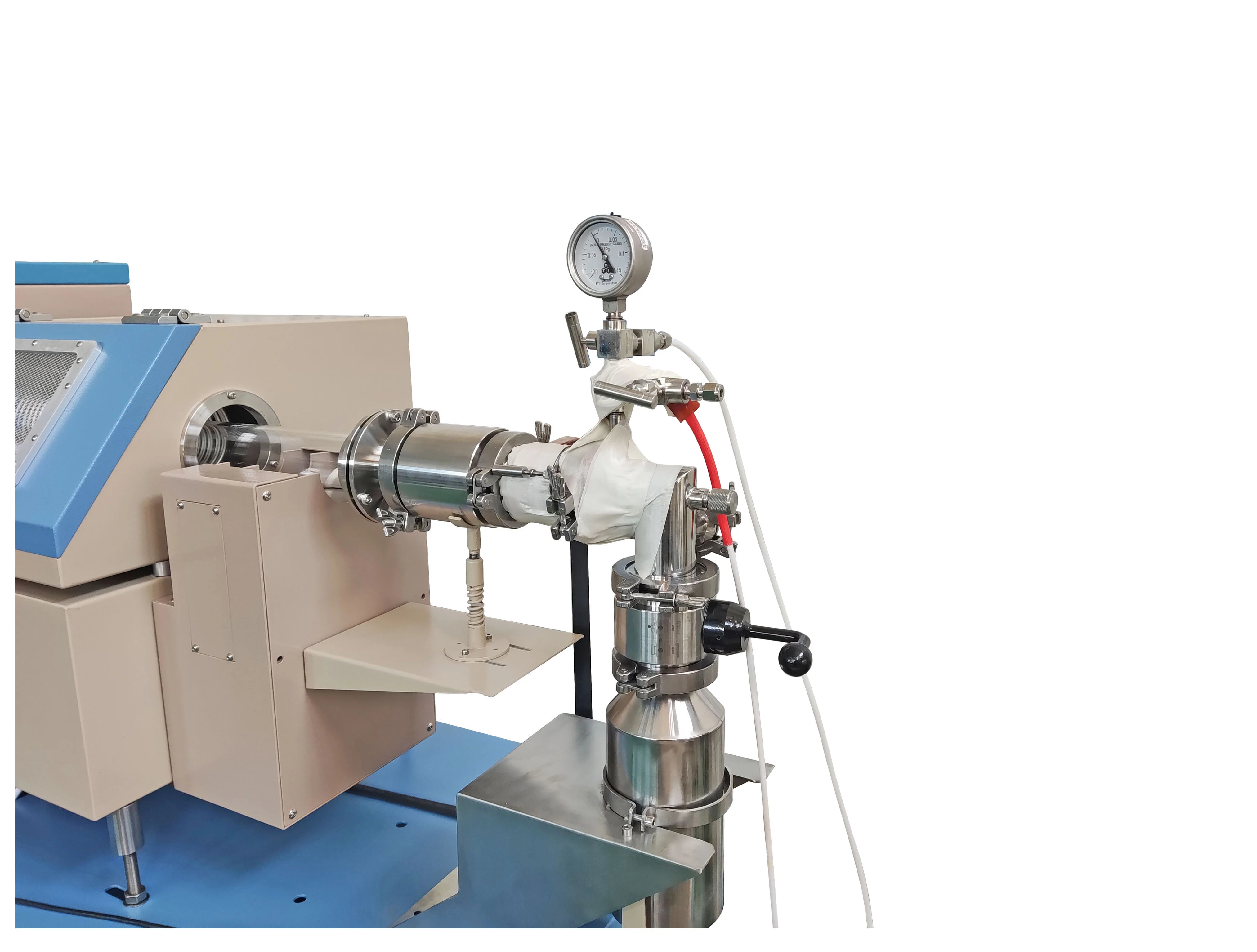 1200°C Max. 5" Rotary PE-CVD Tube Furnace w/ Feeding & Receiving - OTF-1200X-III-R5-PECVD - Image 4