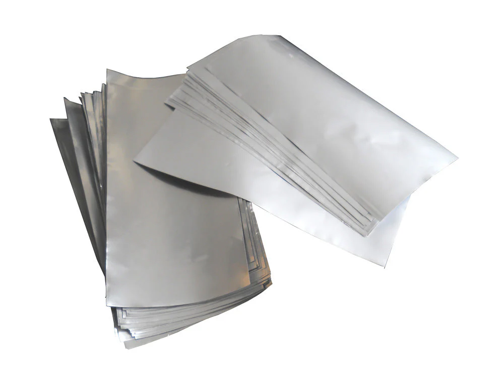 Aluminum Laminated Film for Pouch Cell Case, 100mm W x 210mm L 50pcs/Bag - ALF100210
