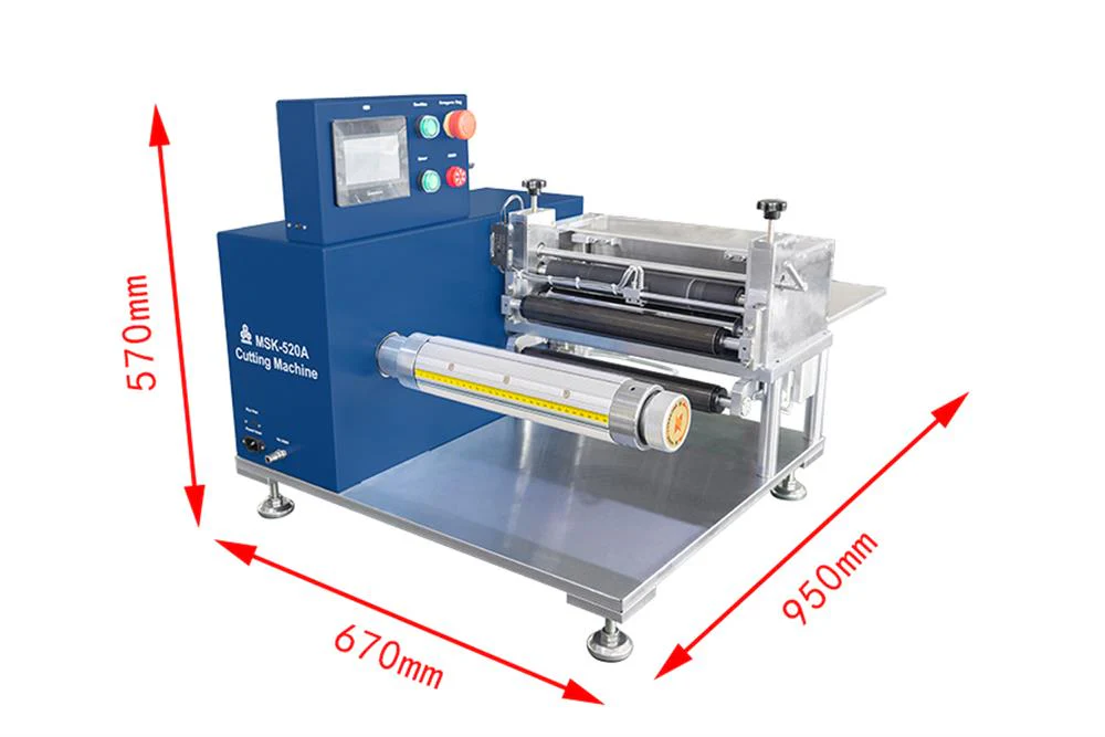 Automatic Roll-to-Sheet Cutting Machine for Electrodes Cutting - MSK-520A - Image 6