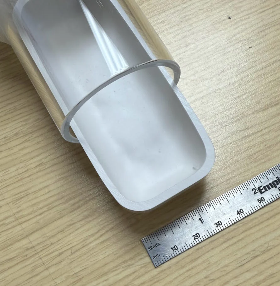Quartz Tube: 50ODx44 IDx 600 L, mm (2"Dx24"L) for DIY Tube Furnace - TQ50D610 - Image 2