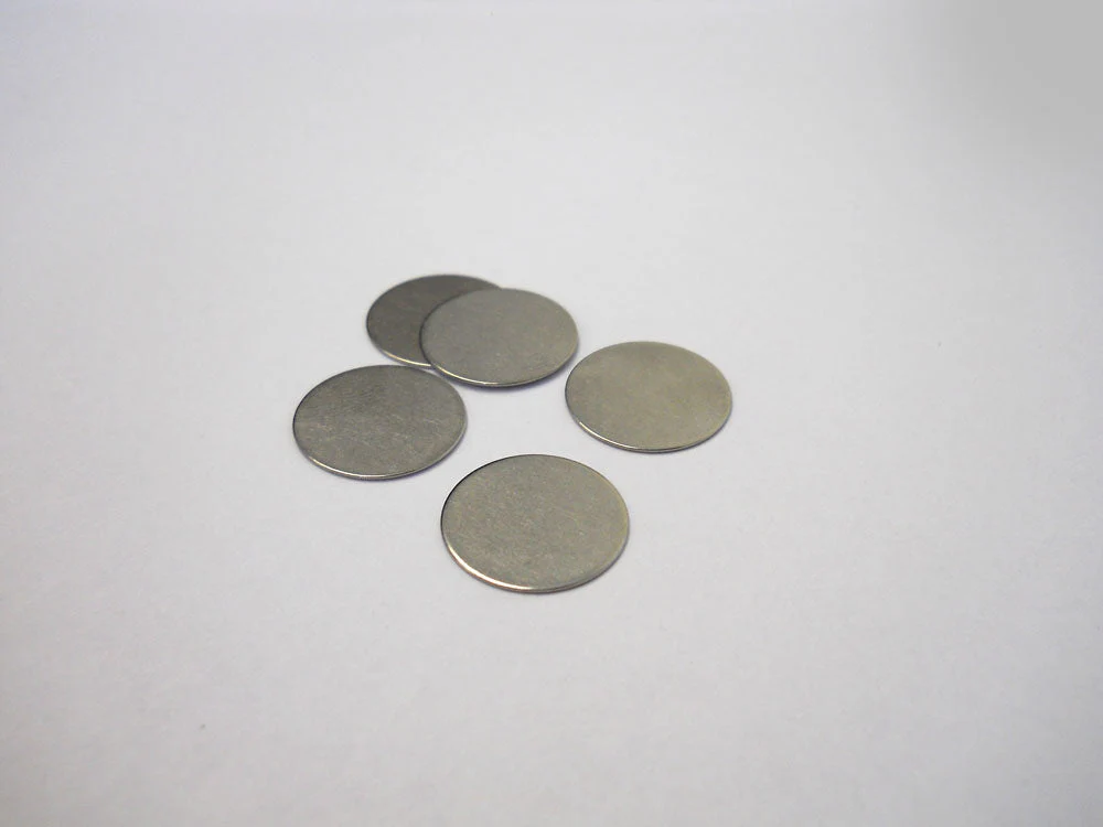 Stainless Steel Spacer for CR20XX Cell (15.5 mm Dia x 0.2 mm) - 100 pcs/pck-CR20SPA02