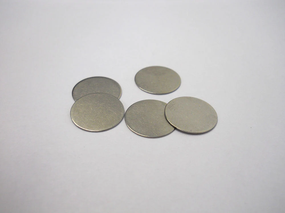 Aluminum Spacer for CR20XX Cell (15.5mm Dia. x 0.4mm) - 60 pcs/pck - CR20-Spacer-AL