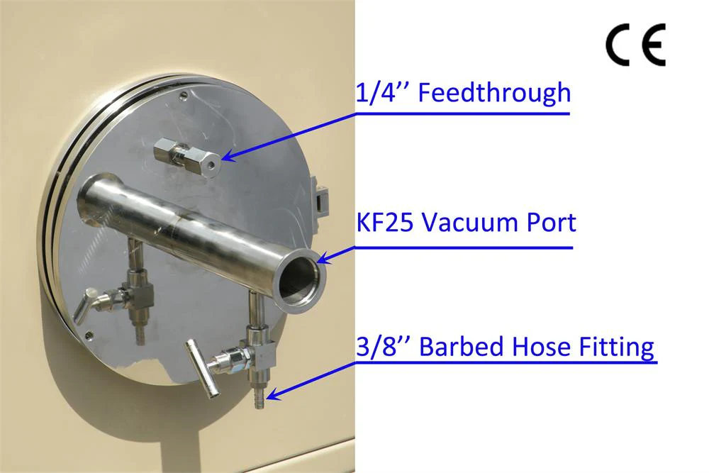 1100°C 8.5" Quartz Tube Furnace with Water Cooling Flanges (24" heating zone) - GSL1100X8 - Image 4