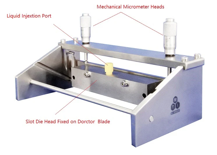 Hybrid Film Applicator Doctor Blade (250mm) + Slot Die (200mm) Head - HDS250D200 - Image 2