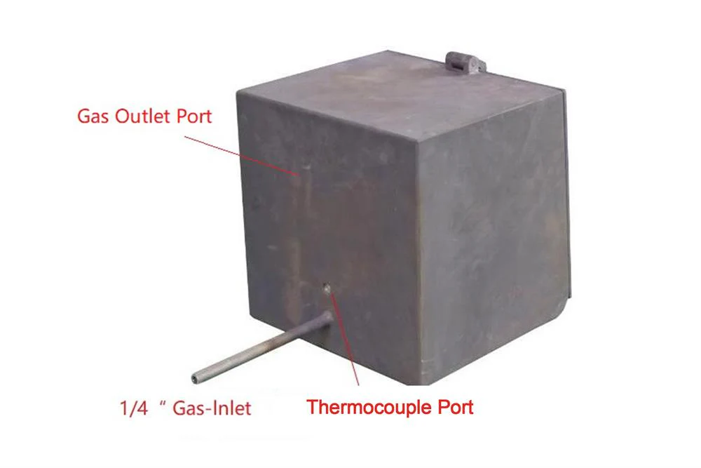 Stainless Steel 310 Alloy Box (12"x12"x12") for KSL-1200X-AC-5S Furnace - K1200SSAB - Image 2