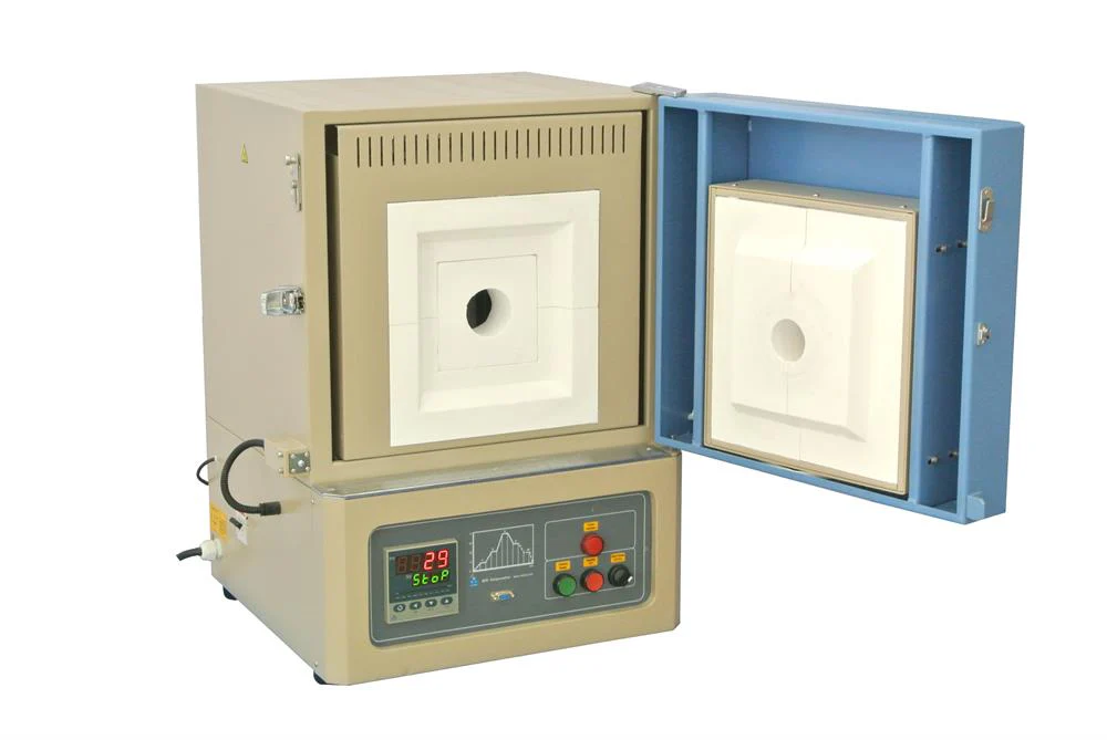 1500C Bench-Top Muffle Furnace (6" x 6" x 6", 3.6L) with Quartz Window - KSL1500XW - Image 2
