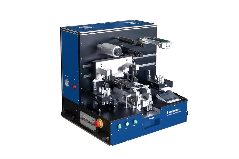 Bench-Top Automatic Pouch Cell Stacking Machine up to 100 mm L x 90 mm W - MSK-111A-ES