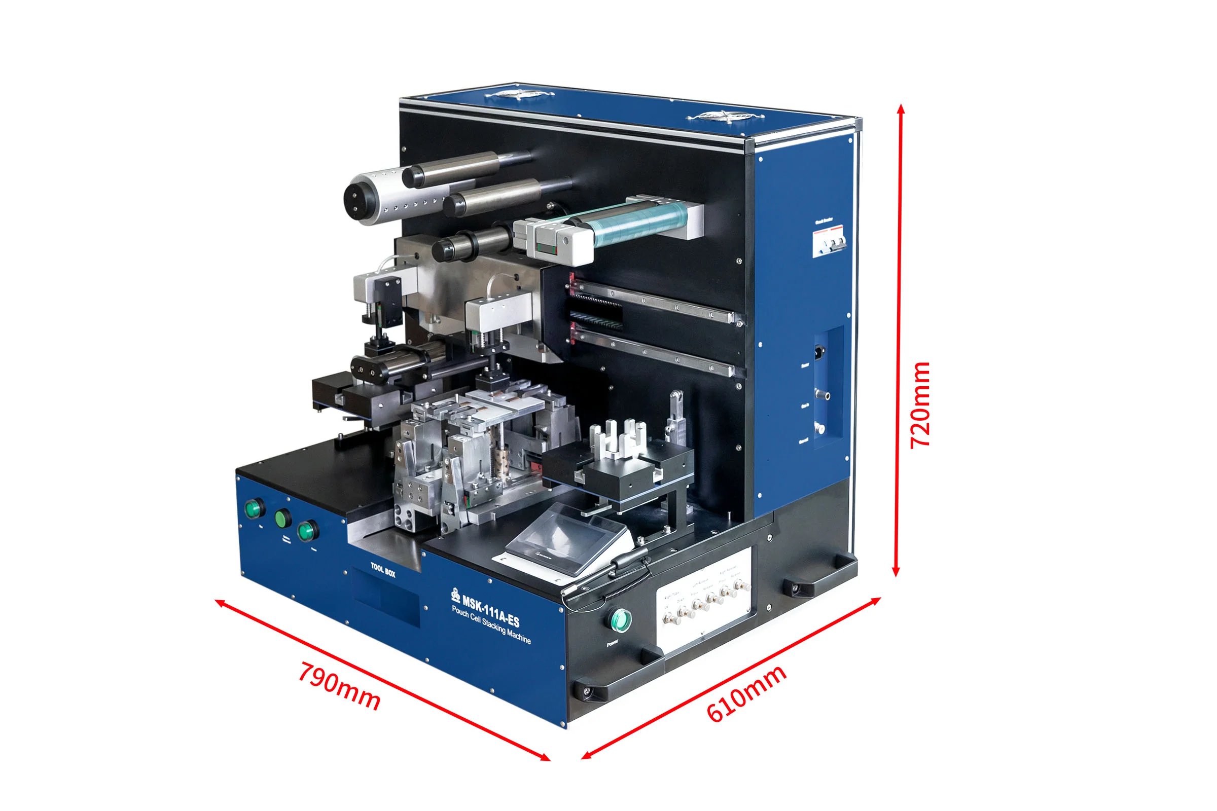 Bench-Top Automatic Pouch Cell Stacking Machine up to 100 mm L x 90 mm W - MSK-111A-ES - Image 3