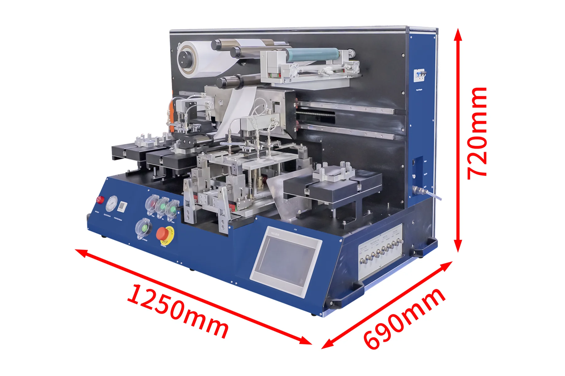 Large Automatic Pouch Cell Stacking Machine with Hybrid Stacking Modes (Max.200 mm L x 150 mm W) - MSK-111A-PEM - Image 5