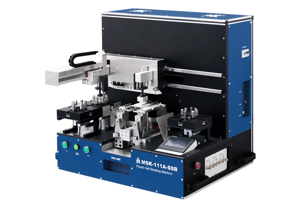 Pouch Cell Stacking Machine for Solid State Battery up to 100L x 90 W (mm) - MSK-111A-SSB