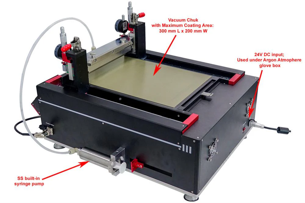 Slot Die Sheet Coater w/ Vacuum Chunck (W200XL300 mm) and Optional Heating - MSK-AFA-PD200 - Image 2