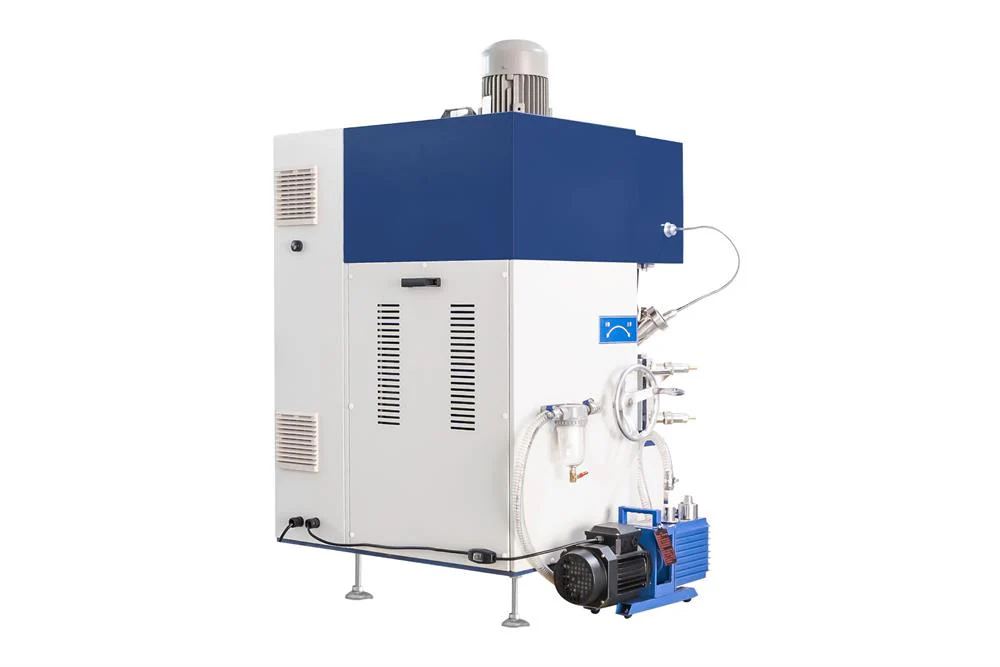 2 Liter Four-Shaft (Two Dispersing, Two Stirring) Planetary Vacuum Mixer with Vacuum Pump & Water Chiller - MSK-SFM-9-2L - Image 3