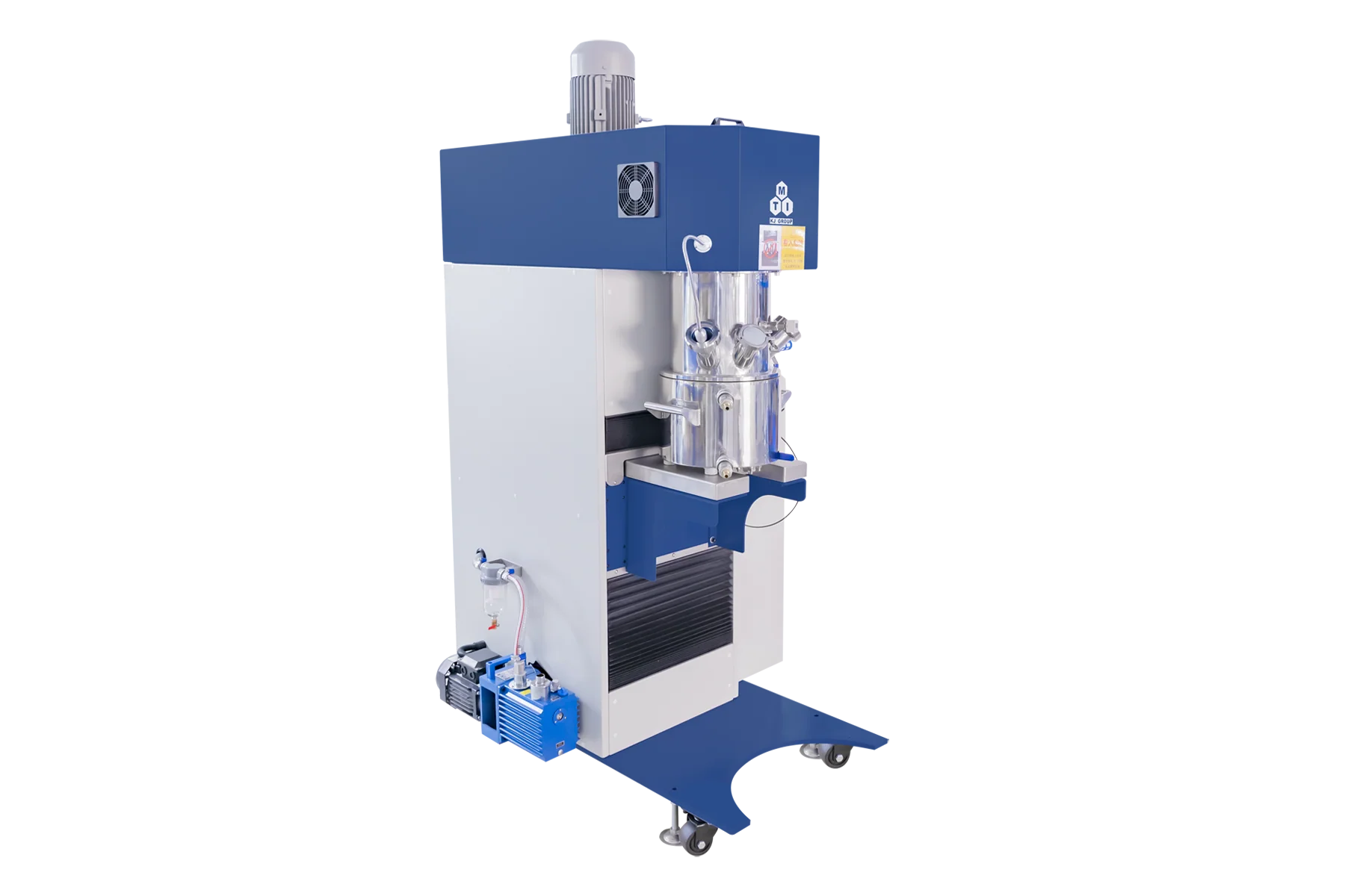 5 Liter Four-Shaft Planetary Vacuum Mixer with Vacuum Pump & Water Chiller - MSK-SFM-9-5L
