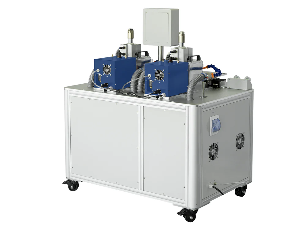 Dual-Station 2000W Ultrasonic Metal Welder (Max. 25 layers) with Fixture on Sliding Rail, 20KHz - MSK-UW-D2000W - Image 4