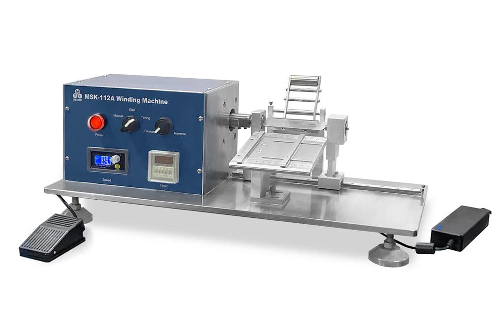 Manual Winding Machine for Electrodes of Pouch Cell - MSK112A-P