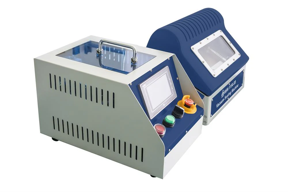 Mini 4-in-1 Vacuum Sealer for Pouch Cell (100x100x12 mm Max.) Antechamber Acceptable - MSK-115A-SS - Image 3