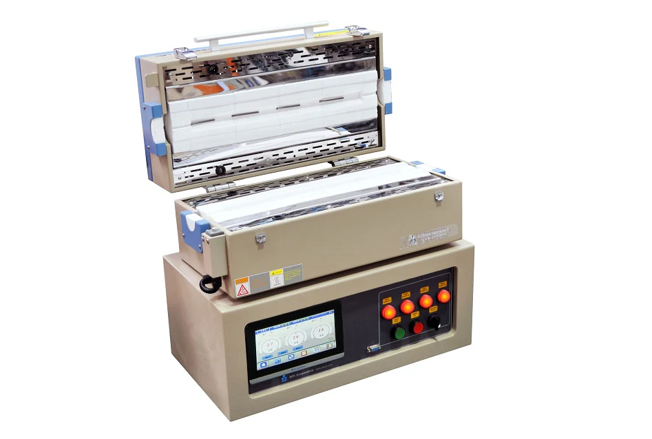 Four Zones 1200oC Tube Furnace w/ Temperature Controllers for 1 or 2" Tube - OTF-1200X-IV-S - Image 3