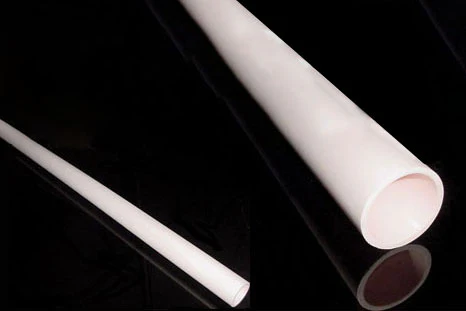 Zirconia (YSZ) Tube: 2" ODx 1.75" ID x 36" L Yttria (10.5%) Stabilized ZrO2 Tube - TZ-15-4117C-LD