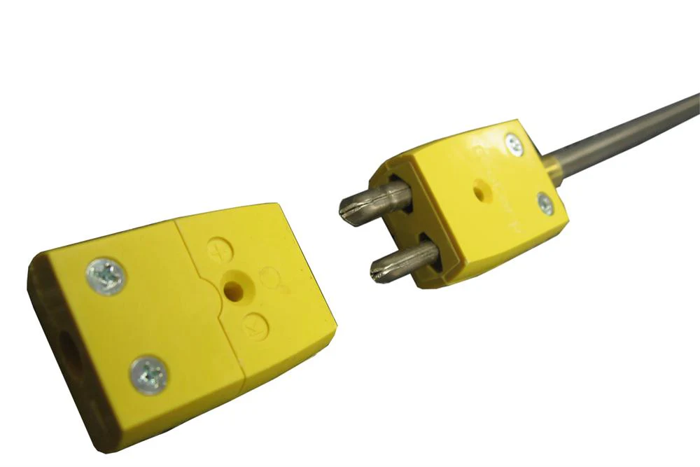Thermocouple: K type 1/4"OD x 36" L with Alloy sheath and Male Plug for Calibration - TCK36S - Image 2