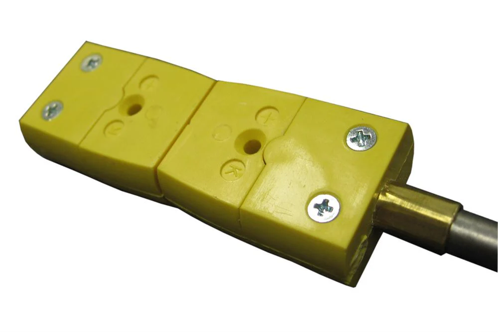 Thermocouple: K type 1/4"OD x 36" L with Alloy sheath and Male Plug for Calibration - TCK36S - Image 3
