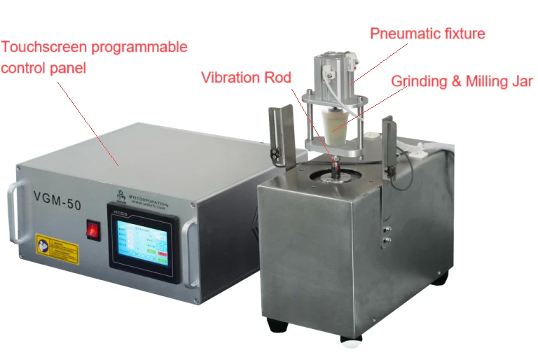 Programmable & Automatic High-Energy Impact Grinder and Mill - VGM-50-AM - Image 2