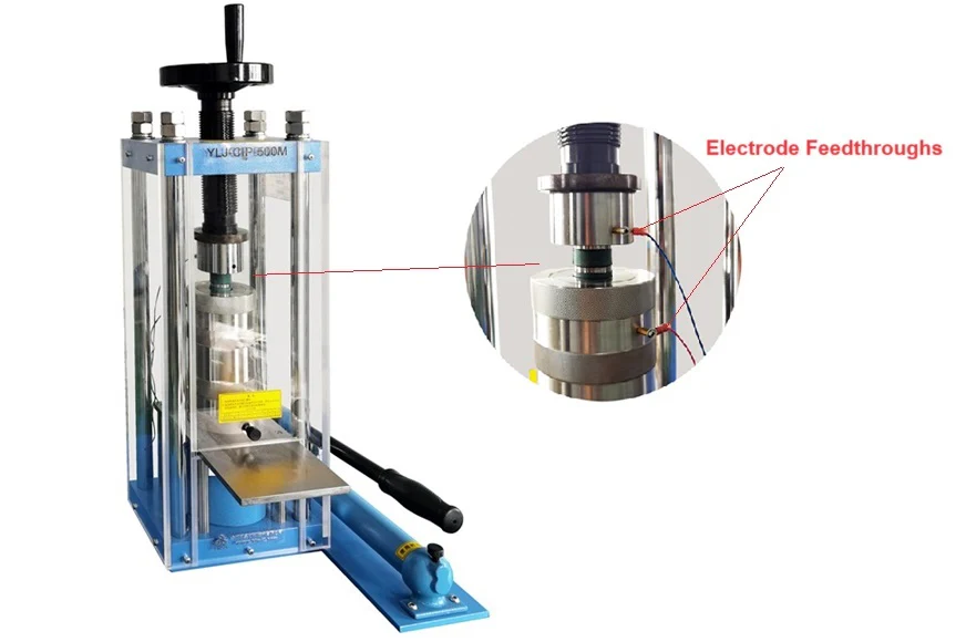 300 MPa CIP or WIP Press with Electrode Feedthroughs and 30 mm ID Vessel - YLJ-CWIP-300 - Image 2